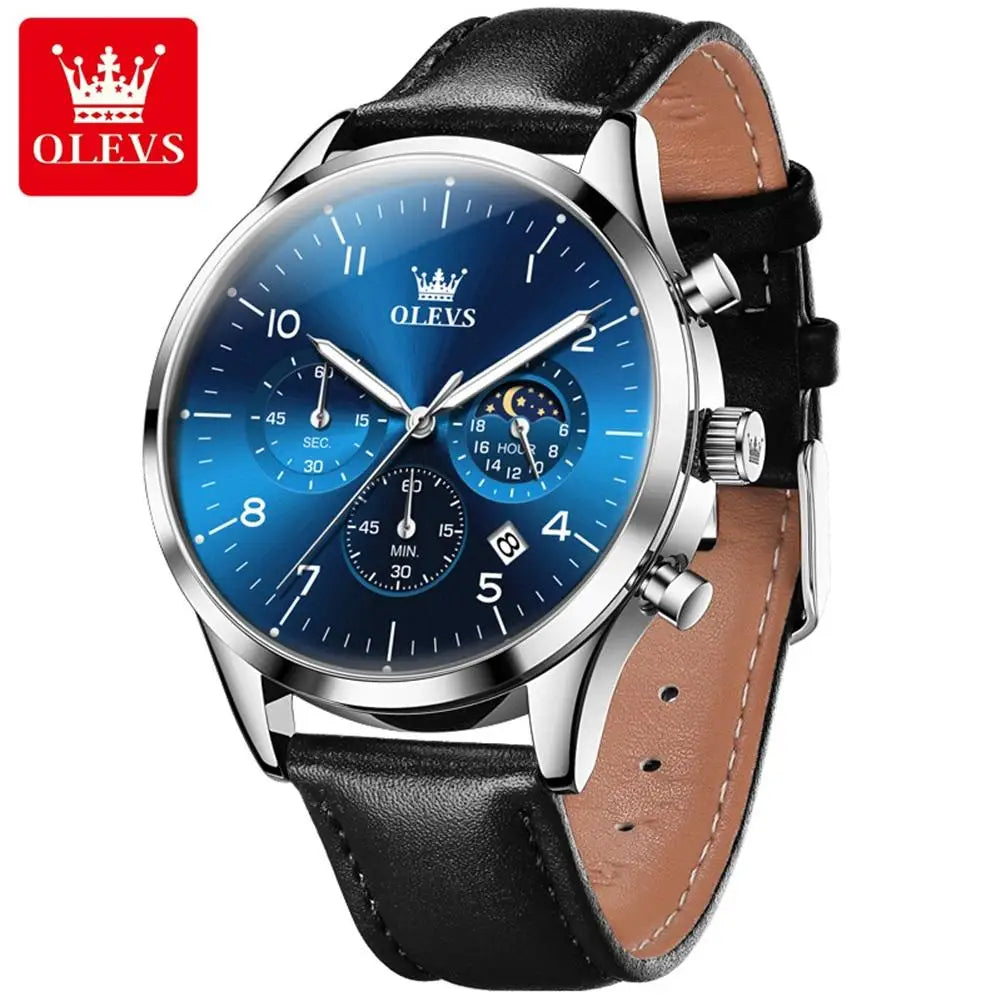 OLEVS 2882 Men’s Watch – Classic Multi-Function Quartz Timepiece