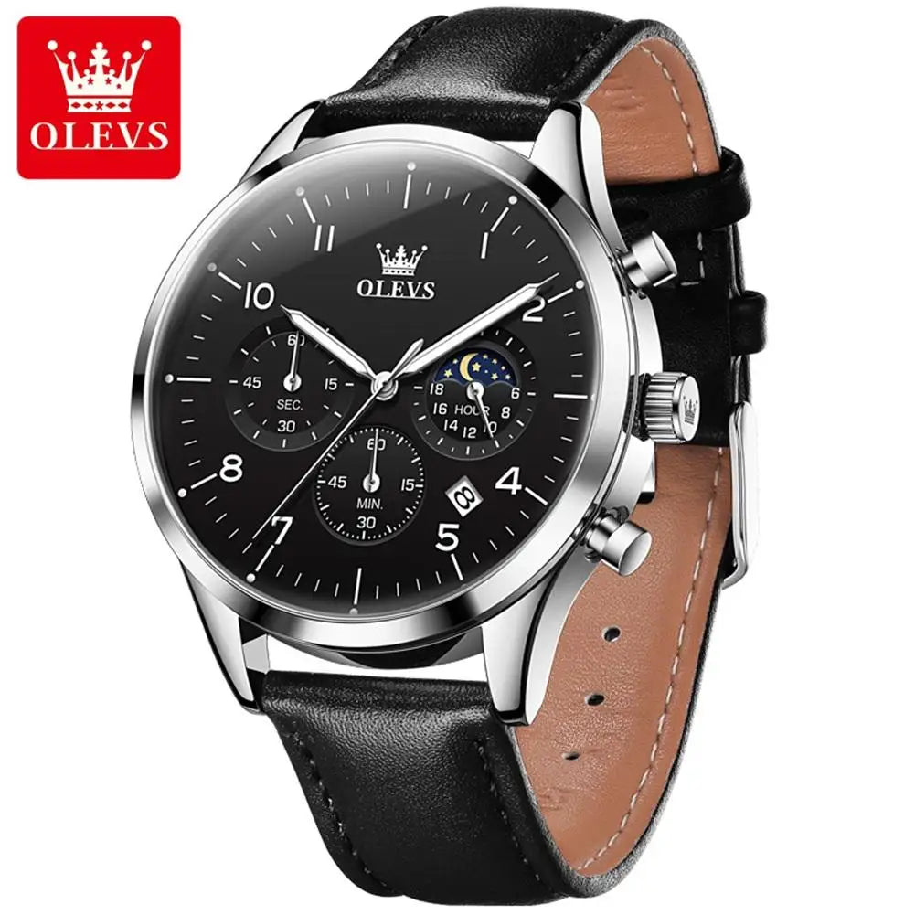 OLEVS 2882 Men’s Watch – Classic Multi-Function Quartz Timepiece