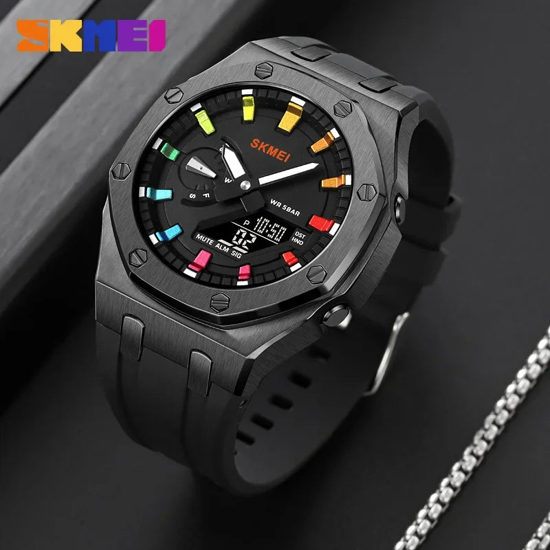 SKMEI 2243 Men’s Multi-Function Sports Watch – Waterproof