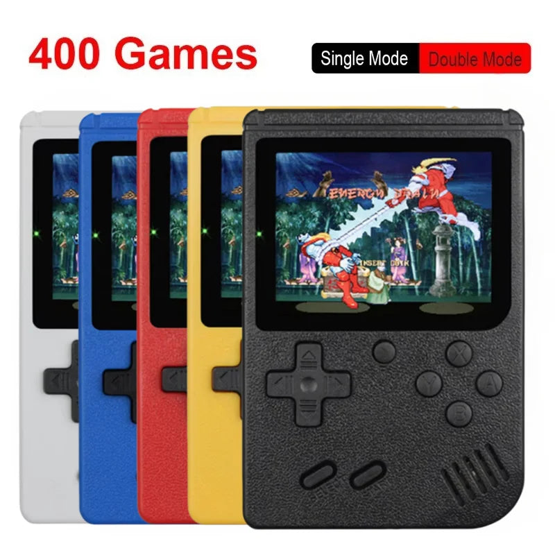 Portable 400-in-1 Retro Game Player – 8-Bit Mini Console for Boys Color LCD Screen Games