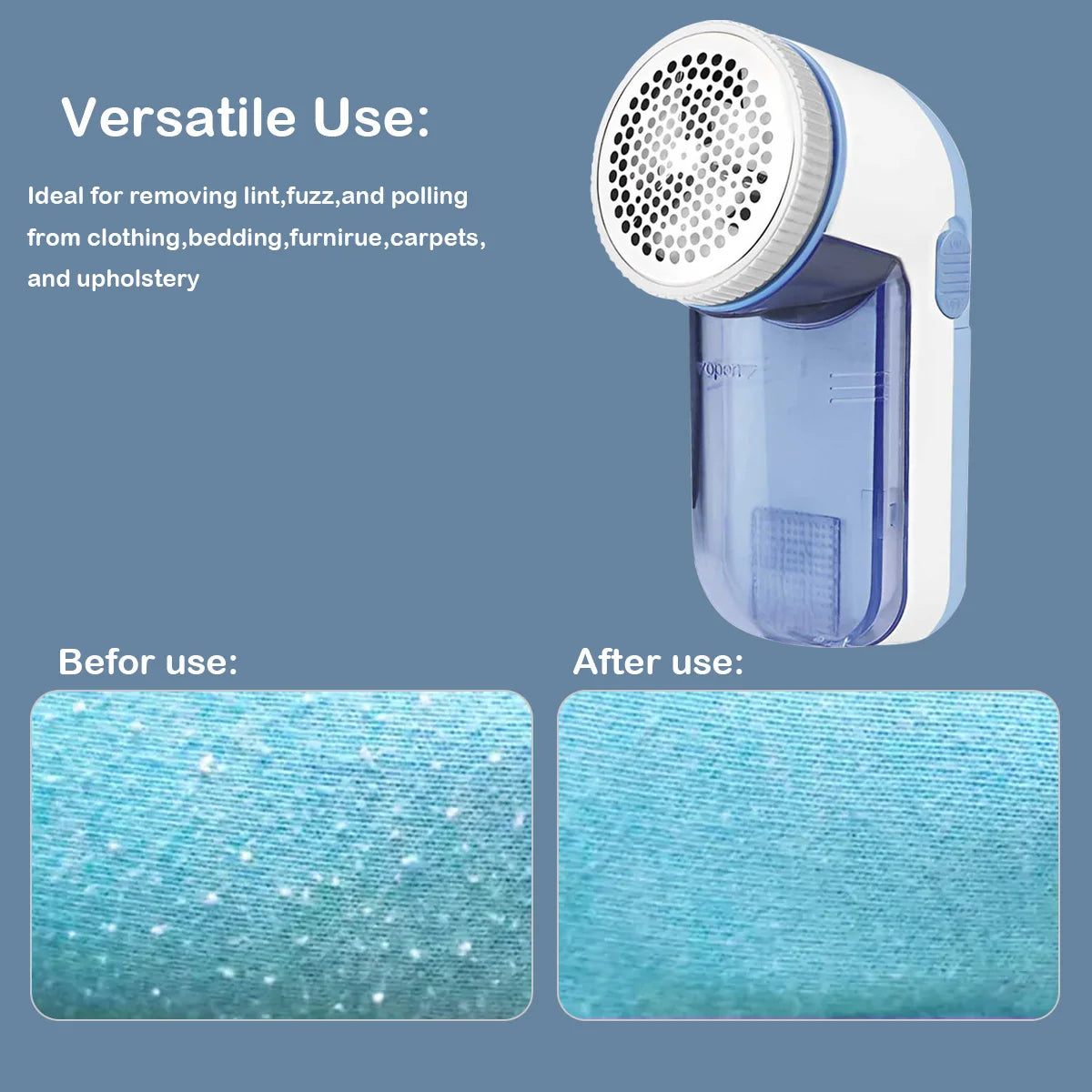 Portable Clothes Lint Remover – Fast & Easy Home Cleaning