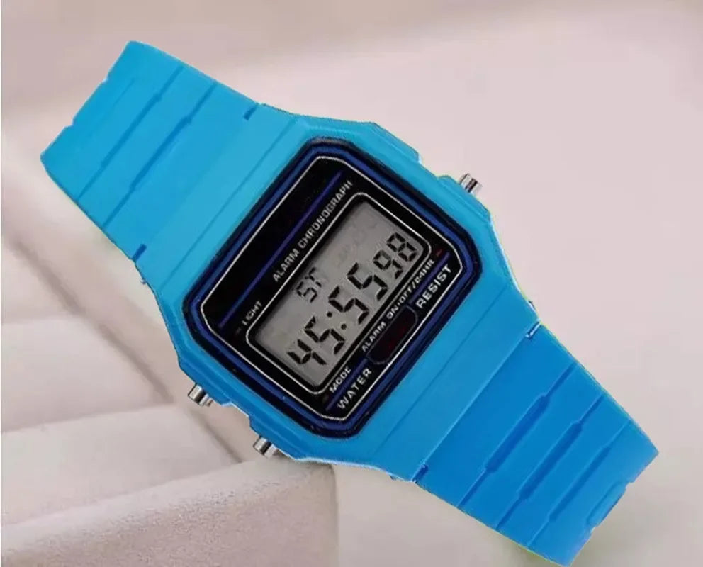 LED Digital Watch for Men – Minimal Square Sport Design
