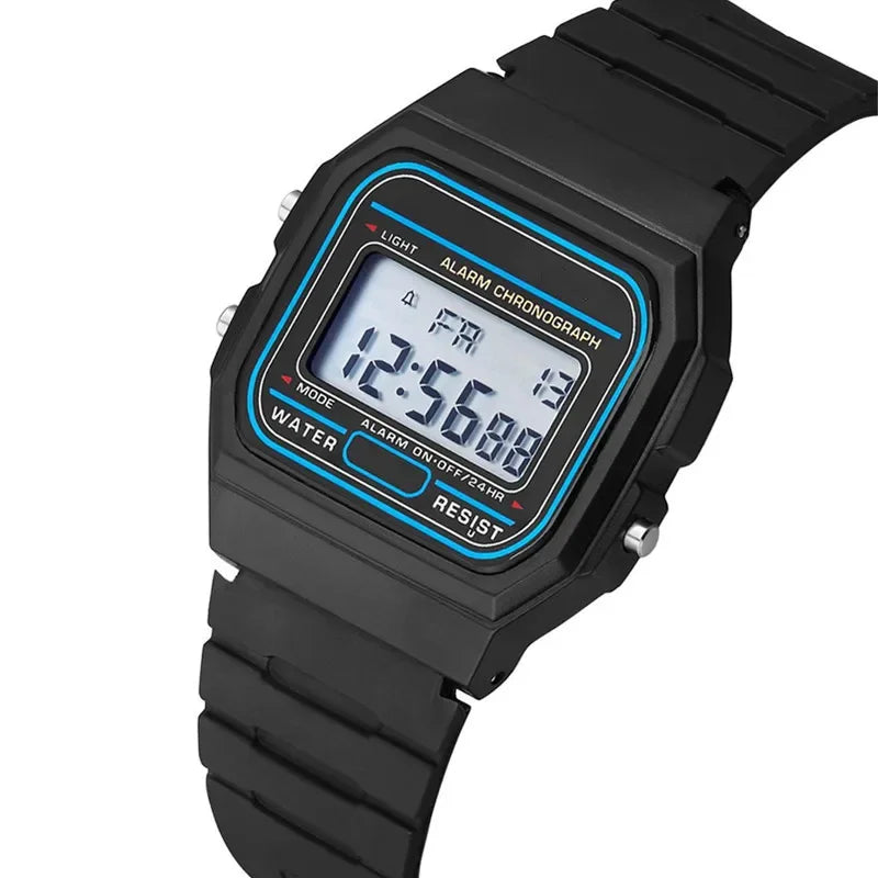 LED Digital Watch for Men – Minimal Square Sport Design